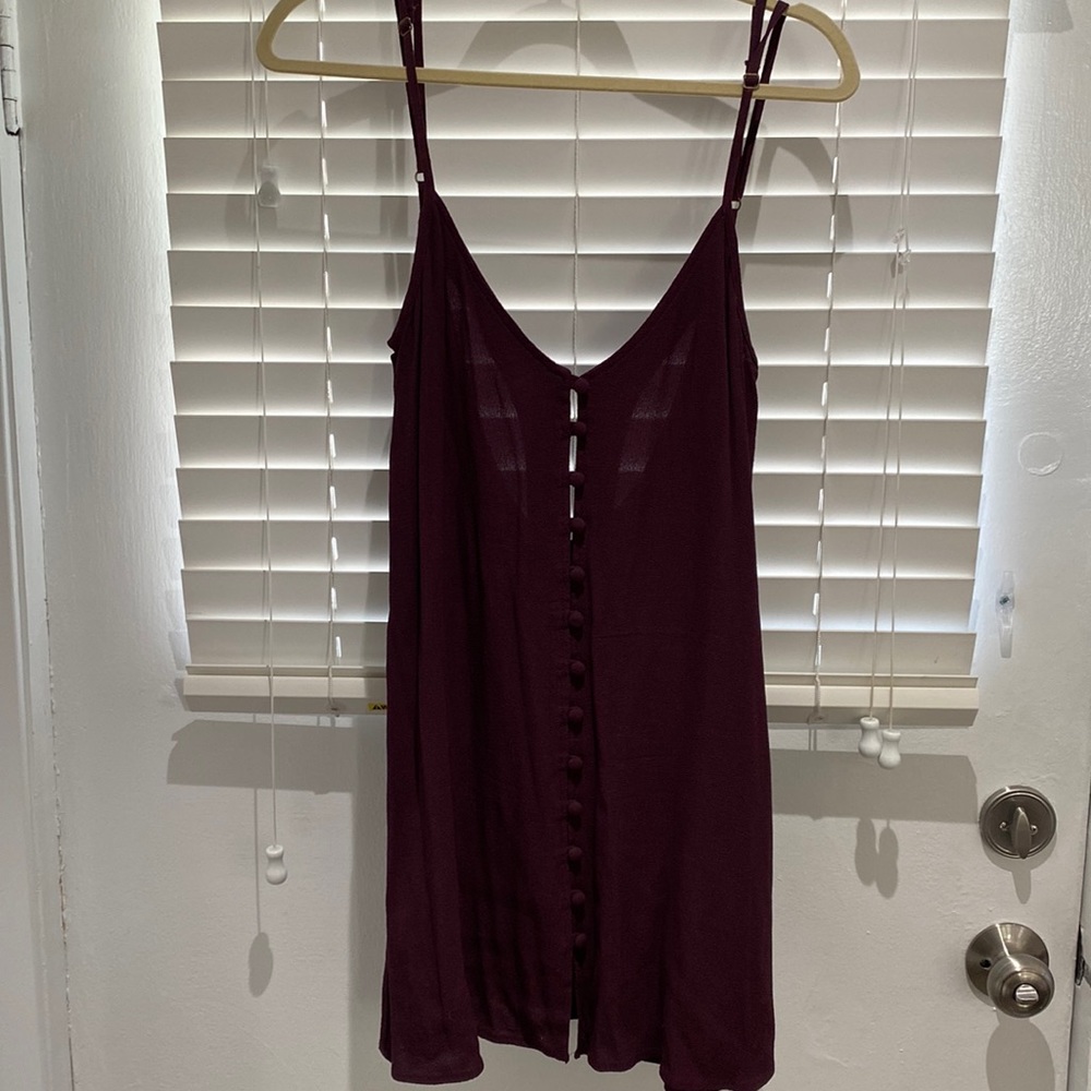 Flynn Skye Plum Button Down Mini